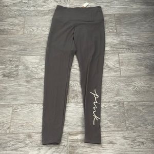 Womens Gray Pink Victoria Secret leggings, Tags still on